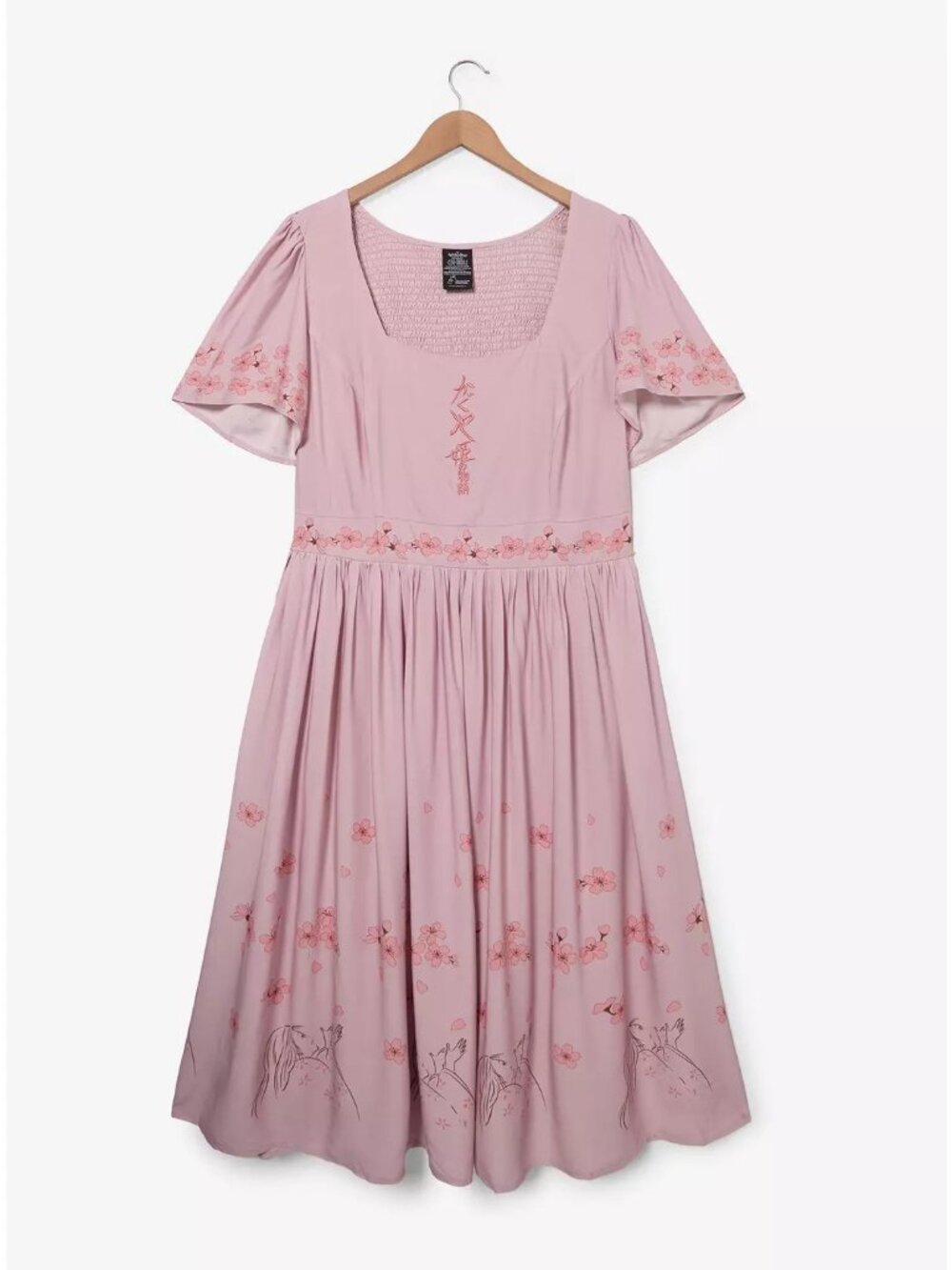 Studio Ghibli Princess Kaguya Cherry Blossom Plus Size Dress 1x NWT